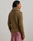 Women's Rib-Knit Shawl-Collar Cardigan