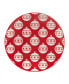 Фото #7 товара Peppermint Candy 6" Canape Plates Set of 6, Service for 6