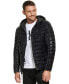 Фото #4 товара Men's Hooded & Quilted Packable Jacket