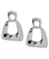 ფოტო #1 პროდუქტის Silver or 14K Gold Plated Square Dangle Earring