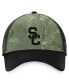 ფოტო #2 პროდუქტის Men's Hunter Green, Gray USC Trojans OHT Military-Inspired Appreciation Unit Trucker Adjustable Hat