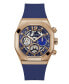Фото #1 товара Часы Guess Analog Blue Silicone 42mm