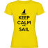 KRUSKIS Keep Calm And Sail short sleeve T-shirt