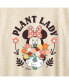 Фото #3 товара Trendy Plus Size Disney Minnie Mouse Plant Lady Graphic T-shirt