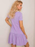 Фото #8 товара Женское платье с коротким рукавом выше колена Factory Price сиреневый
