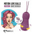 Фото #2 товара Motion Love Balls Vibrating Egg with Remote Control Foxy Purple