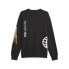 Puma Classics Brand Love Crew Crew Neck Sweatshirt Mens Black 62134401
