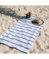 Las Rayas Beach Towels (4 Pack), 30x60 in., Striped Color Options, 100% Soft Cotton