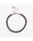 ფოტო #1 პროდუქტის Black Beaded Friendship Bracelet for Women