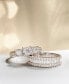 Diamond Baguette Cluster Band (1 ct. t.w.) in 14k White, Yellow or Rose Gold