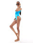 Фото #2 товара ASOS DESIGN Tall square neck swimsuit in bright blue