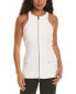 Michael Kors Collection Front Zip Sleeveless Jacket Women's