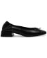 ფოტო #2 პროდუქტის Women's Priscilla Block-Heel Bow Flats