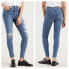 Фото #1 товара Levi's 720 High Rise Super Skinny Women's Jean HOMETOWN BLUE 25x30 527970029 NEW