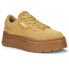 Фото #2 товара Puma Mayze Stack Suede Platform Womens Brown Sneakers Casual Shoes 38398303