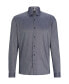 Фото #3 товара Men's Structured Regular-Fit Dress Shirt