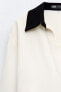 Фото #5 товара Короткое платье с контрастными деталями ZARA