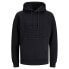 JACK & JONES Black Structure hoodie