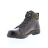 Фото #4 товара Roan by Bed Stu Dino F804010 Mens Gray Leather Lace Up Casual Dress Boots 13
