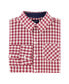 ფოტო #6 პროდუქტის Baby Boys Maroon Gingham Classic Button-down Shirt