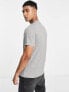 Barbour International Throttle slim fit logo t-shirt in grey exclusive to ASOS