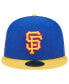 Фото #3 товара Men's Royal, Yellow San Francisco Giants Empire 59FIFTY Fitted Hat