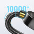 Kabel przewód USB-C do szybkiego ładowania i transferu danych 100W 1.2 m czarny