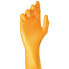 Фото #3 товара Одноразовые перчатки JUBA Grippaz Коробка Без талька Оранжевый нитрил (50 штук)