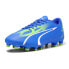 Фото #2 товара Puma Ultra Play Firm GroundArtificial Ground Soccer Cleats Mens Blue Sneakers At