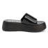 BEACH by Matisse Solar Platform Womens Black Casual Sandals SOLAR-015