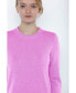 ფოტო #3 პროდუქტის Women's 100% Pure Cashmere Long Sleeve Crew Neck Pullover Sweater (1362, Lime, X-Small )