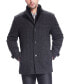 ფოტო #1 პროდუქტის Men Samuel Herringbone Wool Blend Bibbed Car Coat