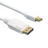 Фото #1 товара PureLink Mini Display/Display Port 1.5m - 1.5 m - mini DisplayPort - DisplayPort - Gold - White - Male/Male