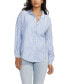 Фото #1 товара Women's Relaxed Button-Down Shirt