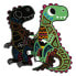 Фото #10 товара Развивающая игра Janod Scratch Art Dinosaur Cut Outs