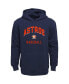 ფოტო #3 პროდუქტის Toddler Boys and Girls Navy, Gray Houston Astros Play-By-Play Pullover Fleece Hoodie and Pants Set