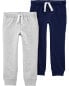 Фото #2 товара Бриджи для малышей Carter's Baby Basic 2-Pack Jogger Pants