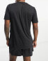 New Balance Q Speed Jacquard short sleeve t-shirt in black