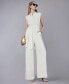 ფოტო #10 პროდუქტის Women's Wide-Leg Sleeveless Jumpsuit