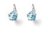 Timeless earrings with blue crystals Jump 23027 202