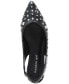 Deviin Studded Pointed-Toe Slingback Flats Black/studs, 9.5 m - фото #4