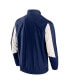 Фото #3 товара Men's Navy LA Galaxy Net Goal Raglan Full-Zip Track Jacket