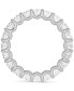 ფოტო #8 პროდუქტის Diamond Oval-Cut Eternity Band (4 ct. t.w.) in Platinum or 14k Gold