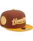 Фото #1 товара Men's Brown Houston Astros Tiramisu 59FIFTY Fitted Hat