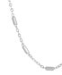 Фото #2 товара 2028 silver-Tone Tube Shaped Designer Chain Necklace