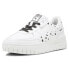 Puma Cali Dream Dalmatian Polka Dot Lace Up Womens White Sneakers Casual Shoes