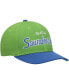 Фото #3 товара Men's Green Seattle Sounders FC Team Script 2.0 Stretch Snapback Hat