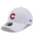 ფოტო #1 პროდუქტის Men's White Chicago Cubs League Ii 9Forty Adjustable Hat