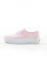 Vans Authentic Platform trainers in light pink