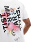 Marshall Artist graphic back t-shirt in white